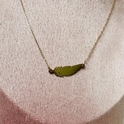 Collier Plume
