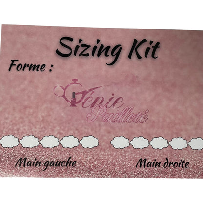 Sizing kit (guide de mesures)