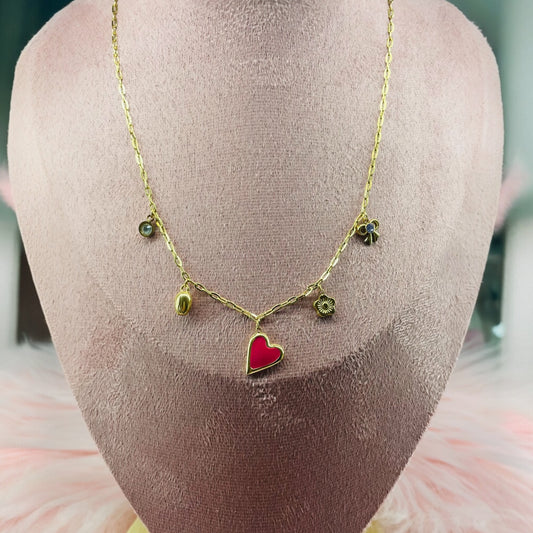 Collier Charms coeur ❤️